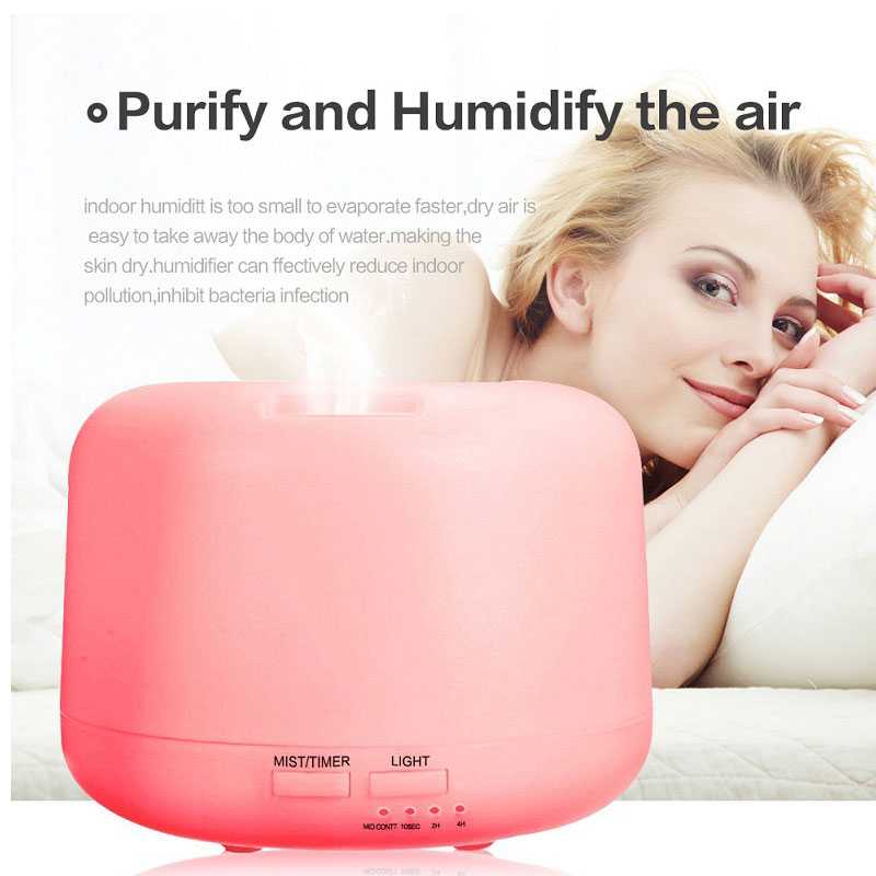Gambar produk Taffware HUMI Humidifier Aromatherapy Oil Diffuser 6 LED + Remote - H24