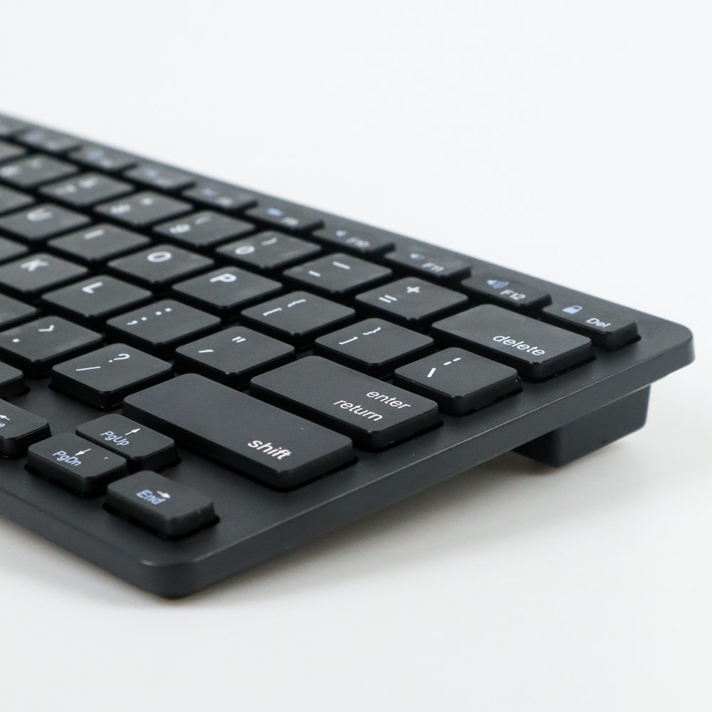 Taffware Ultra Slim Bluetooth Keyboard iOS Android PC BK3001 Black