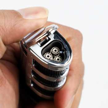 Gambar produk Firetric Korek Api Torch Lighter 3 Jet Flame Gas Butane Cigar Punch - LC-84