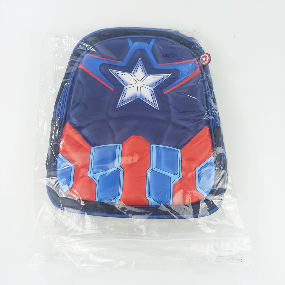 JINMA HONGJIA Tas Sekolah Anak Karakter Kartun Captain America S - KKH001 Gambar produk JINMA HONGJIA Tas Sekolah Anak Karakter Kartun Captain America S - KKH001