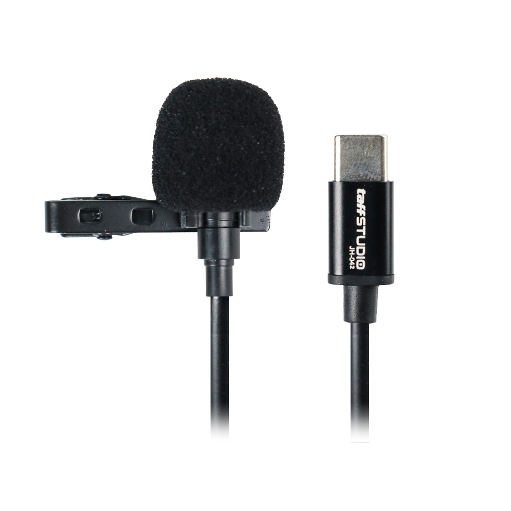 TaffSTUDIO Microphone Clipon USB Type C for Smartphone JH042