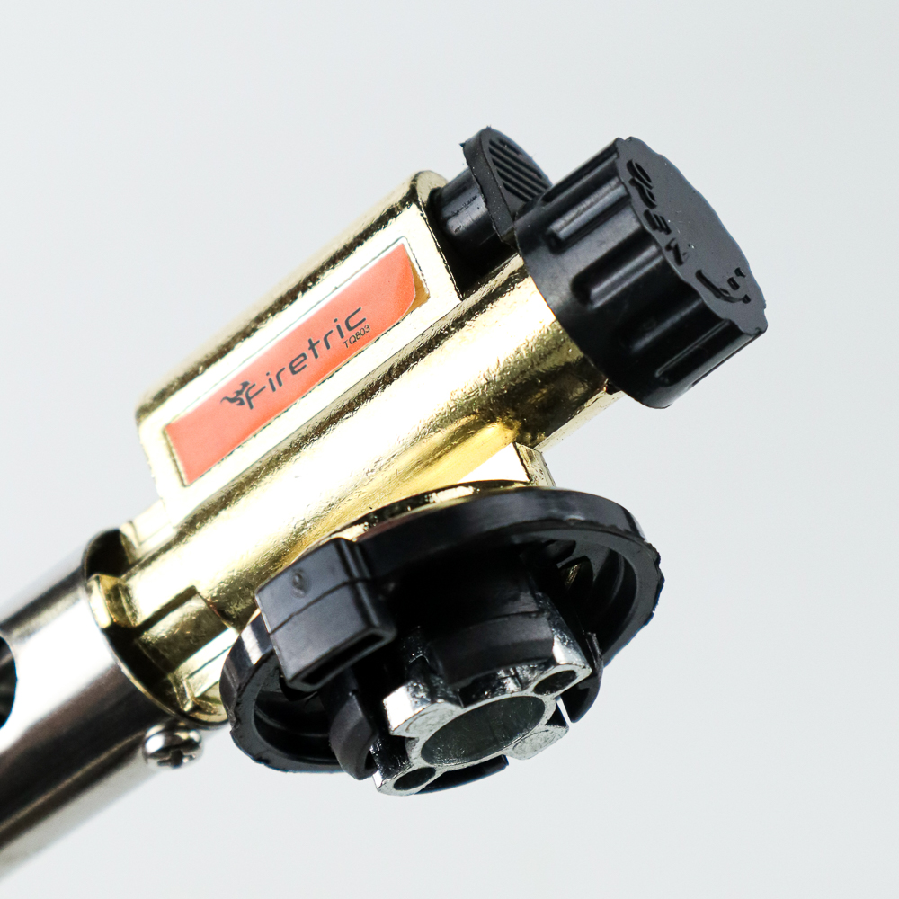Firetric Kepala Gas Butane Jet Torch Flame Gun TQ803 Golden