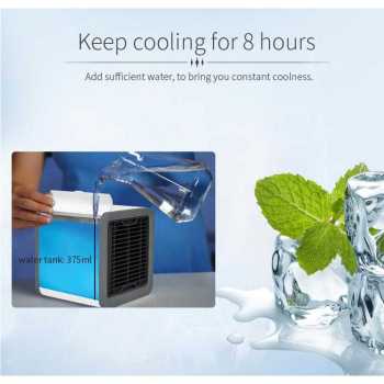 Gambar produk Taffware HUMI Arctic Air Cooler Mini Fan AC LED Kipas Penyejuk 550ml - AA-MC4