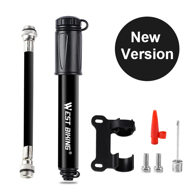Gambar produk WEST BIKING Pompa Manual Ban Sepeda Mini Bike Pump 100 PSI - A1-4-5