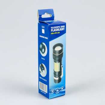 Gambar produk TaffLED Senter LED USB Rechargeable XPE-T6 dan COB 200 Lumens - 1520