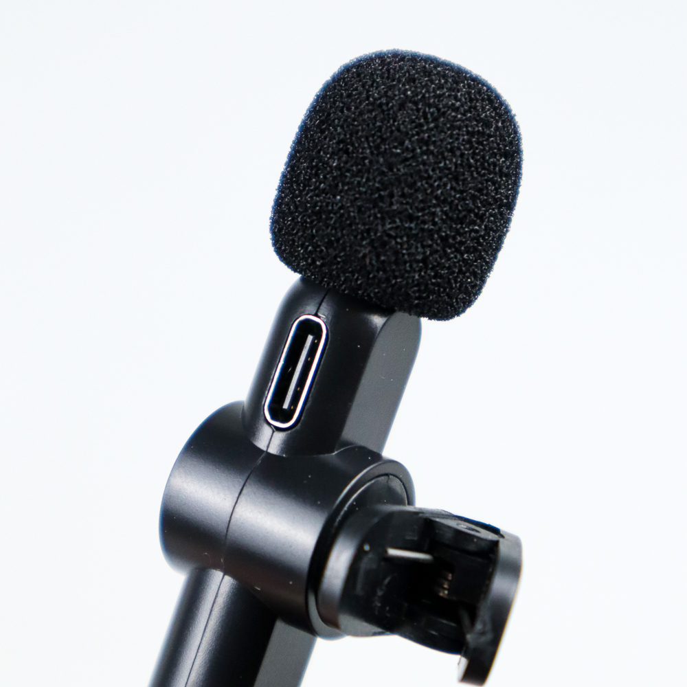 Gambar produk TaffSTUDIO Wireless Lavalier Microphone 2 Mic 2.4GHz USB Type C - G10