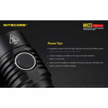 Gambar produk NITECORE Senter LED CREE XHP35 HD 1800 Lumens - MH23