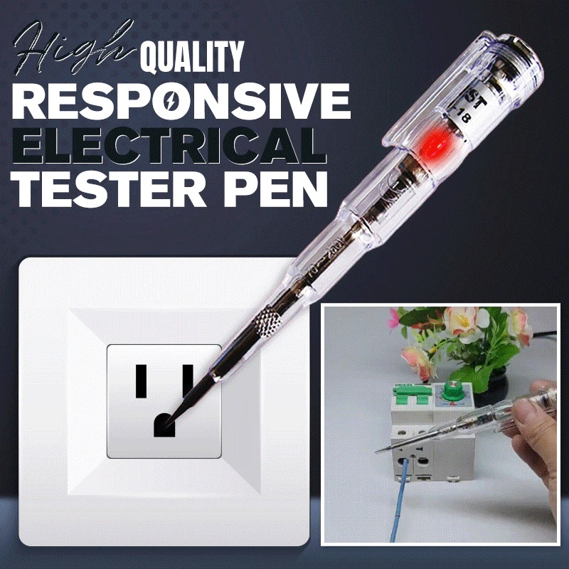 Gambar produk BSIDE Voltage Test Pen Pendeteksi Aliran Arus Listrik 12-240V - BS250