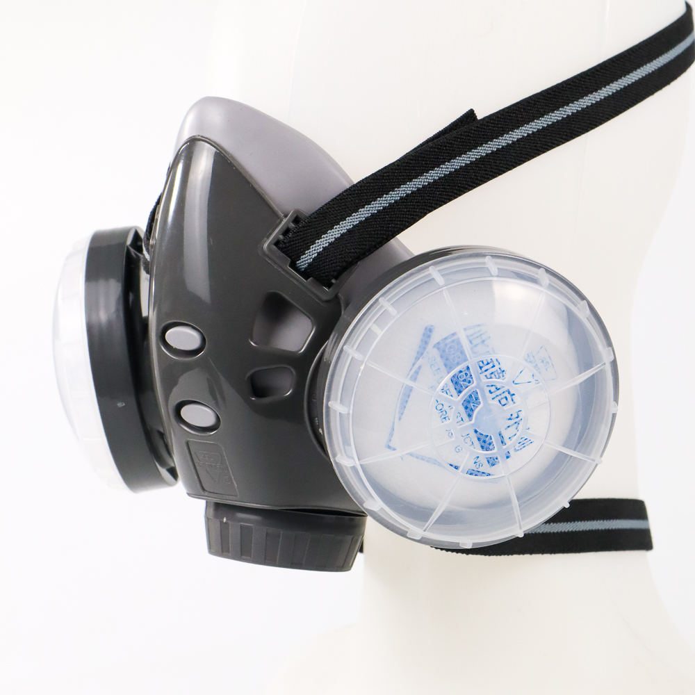 ASL Masker Gas Respirator Half Face with Activated Carbon Filter ...