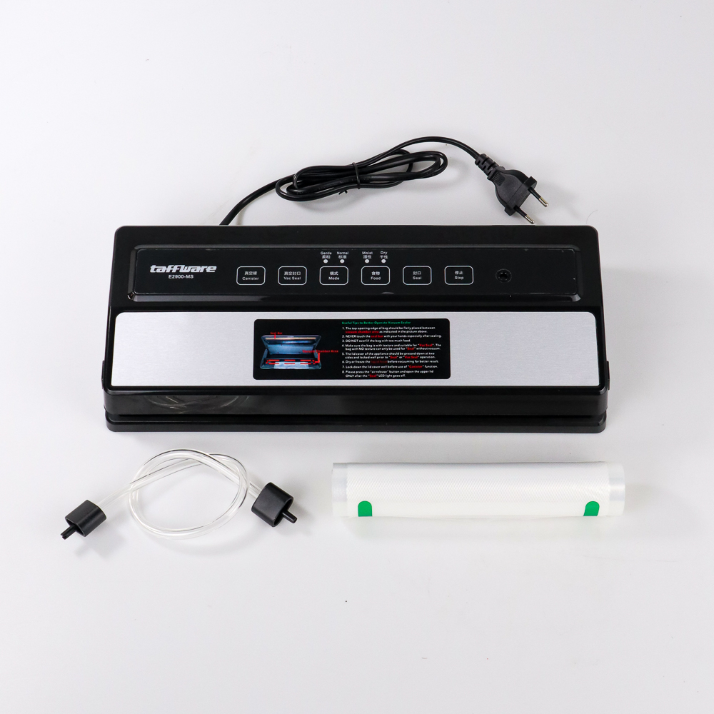Taffware Vacuum Sealer Packing Machine 110W E2900MS Black