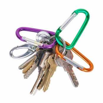 Gambar produk D-Type Carabiner Buckle Hanging Aluminium 96 mm 25 KG - CC1