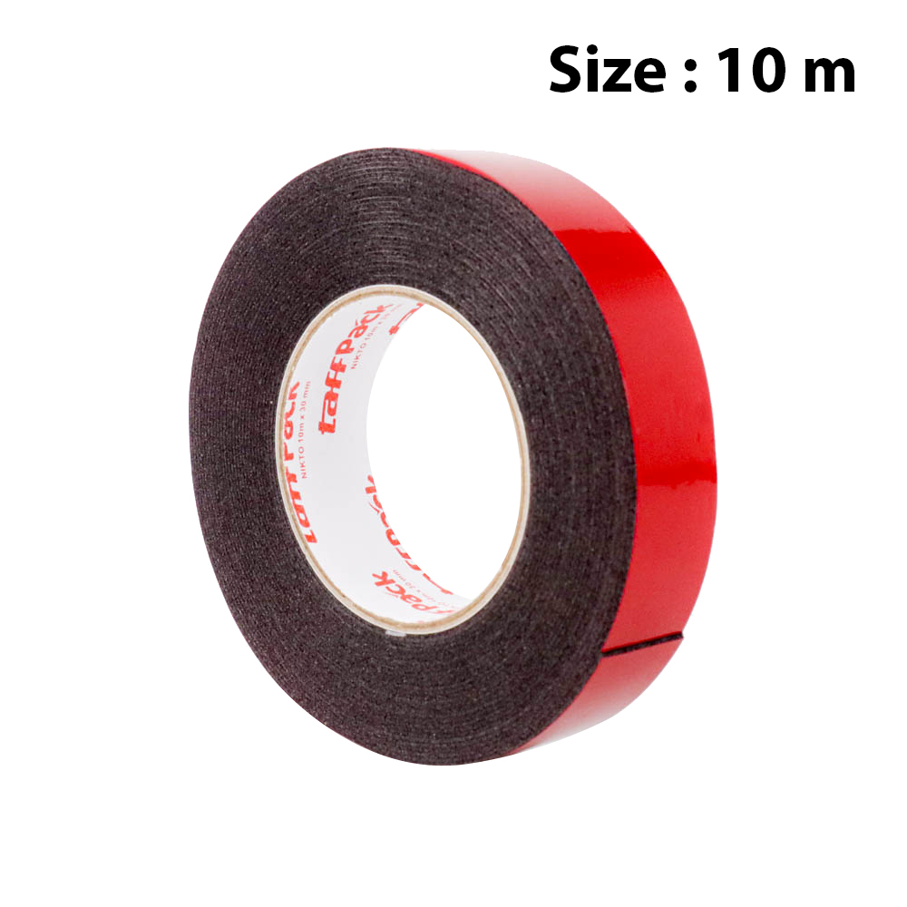 TaffPACK Lakban Double Tape Foam 10M 30 Mm Red JakartaNotebook Taffpack lakban double tape foam 10m 30 mm red jakartanotebook