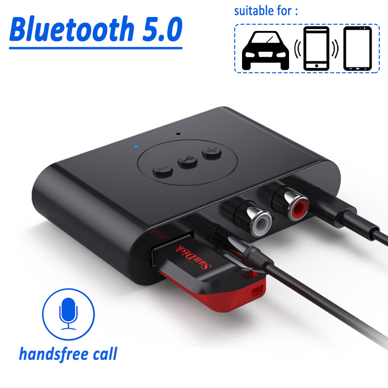 VIKEFON Audio Bluetooth 5.0 Receiver Adapter 3.5mm BLSB21 Black