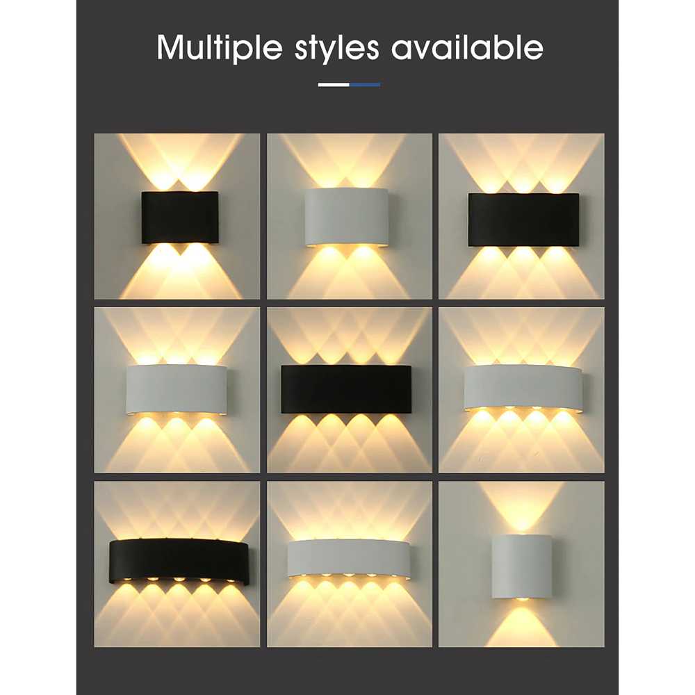 Gambar produk TaffLED Lampu Dinding Hias Minimalis Aluminium 4W 4 LED Cool White - RL-B15