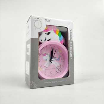 Gambar produk DESIGIFT Jam Weker Alarm Model Classic Unicorn - DS2108