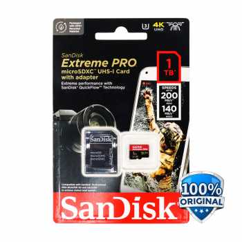 SanDisk MicroSDXC Extreme Pro V30 A2 U3 4K (200MB/s) 1TB-SDSQXCD-1T00