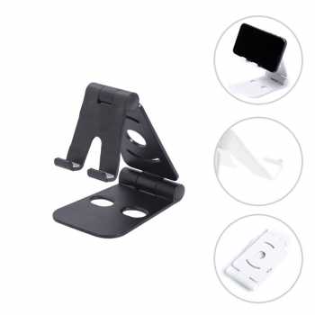 Tospra Lazy Pod Smartphone Table Holder Foldable Mobile Phone Stand - WF-11 - Black