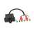 Gambar produk CLAITE Car Power Amplifier Volume Regulator Potentiometer RCA - LC-1