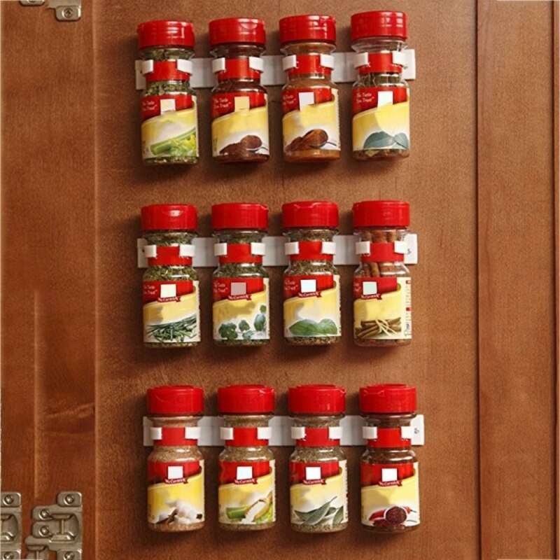 Gambar produk OIMG Rak Gantung Botol Bumbu Dapur Spice Bottle Storage Rack 2 PCS - G56