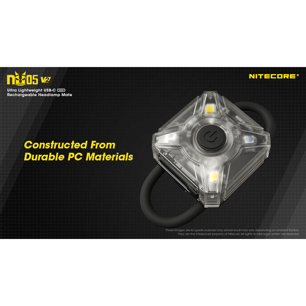 Gambar produk NITECORE Lightweight Headlamp Mate 40 Lumens Kit Version - NU05 V2