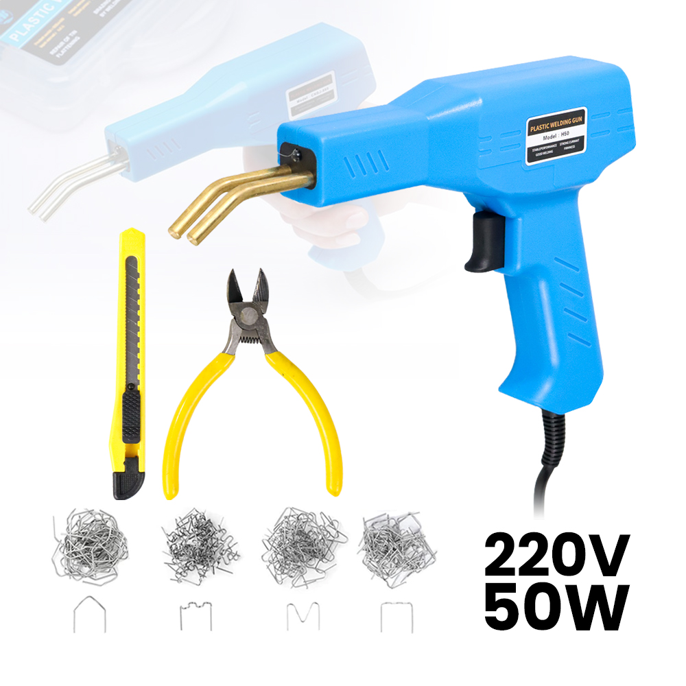 HB Pistol Las Kendaraan Automotive Plastic Welding Gun Q028 Blue