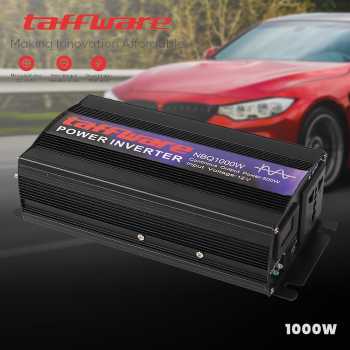 Taffware Car Power Inverter DC 12V to AC220V 1000W - NBQ1000W - Black