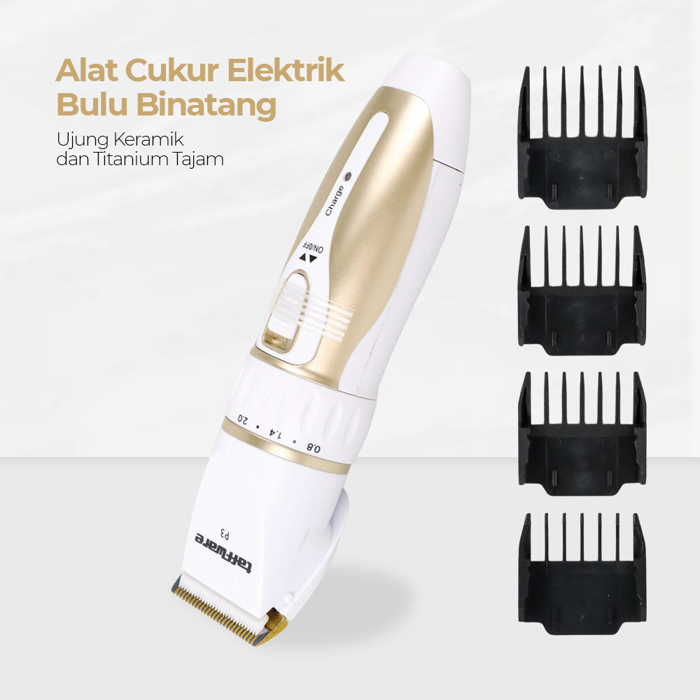 Taffware Alat Cukur Elektrik Bulu Binatang Pet Dog Hair Clipper - P3 Gambar produk Taffware Alat Cukur Elektrik Bulu Binatang Pet Dog Hair Clipper - P3 - Utama
