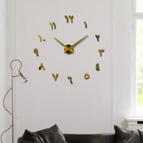 Gambar produk TaffHOME Jam Dinding DIY Giant Wall Clock Creative Design - S031
