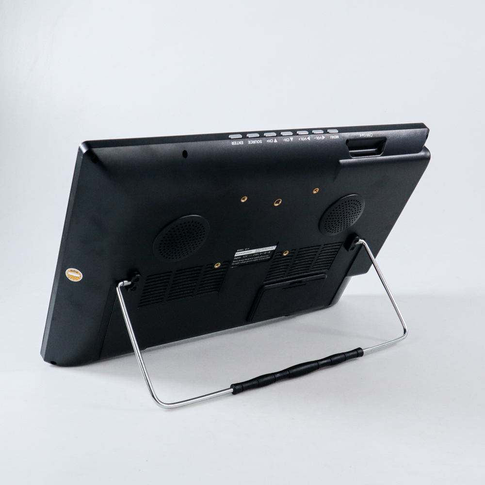 Taffware Portable Digital TV Monitor Rechargeable Battery 14 Inch DVB