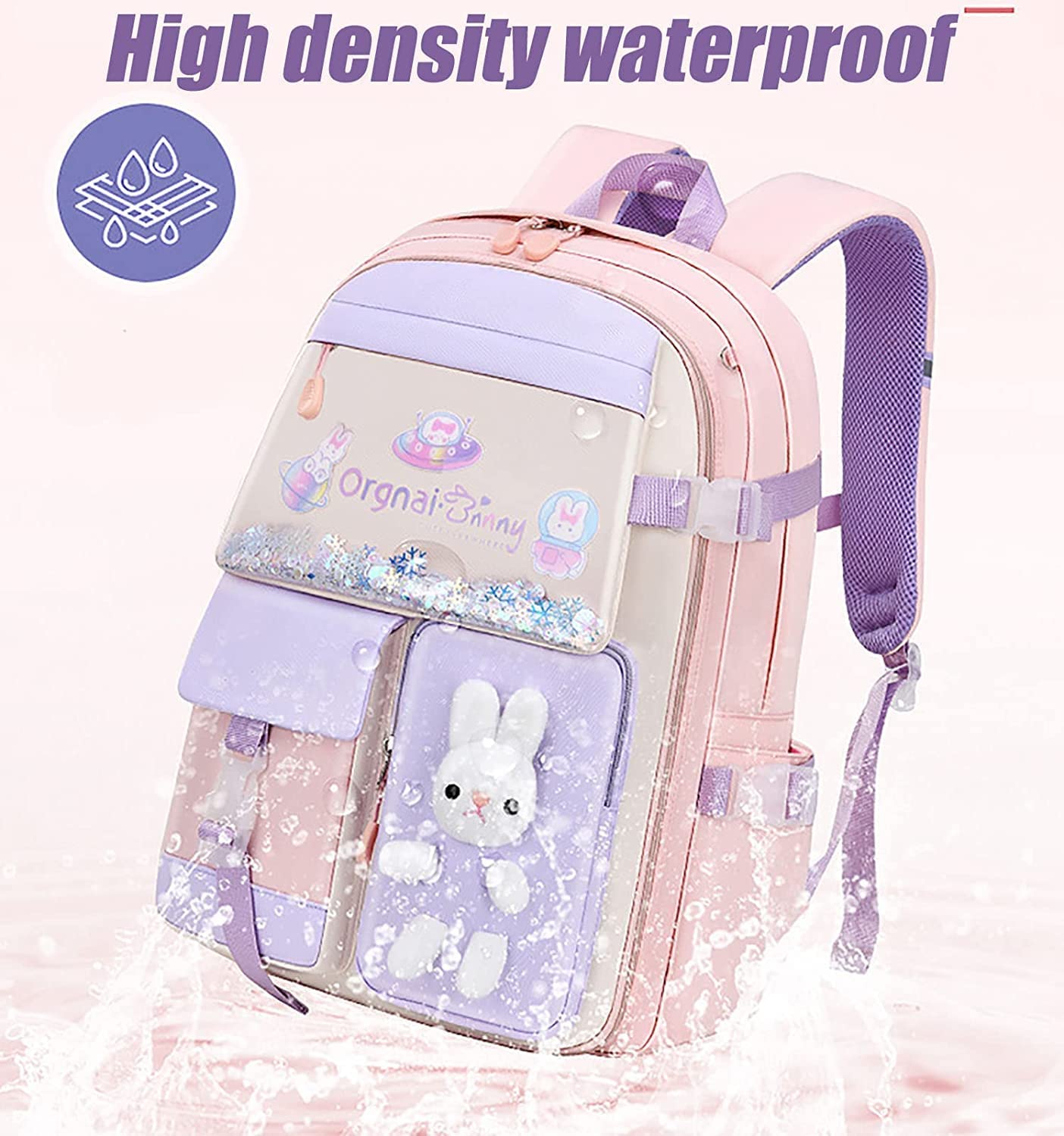Gambar produk Orgnai Tas Ransel Sekolah Anak Cute Rabbit Size S - ZBS-01