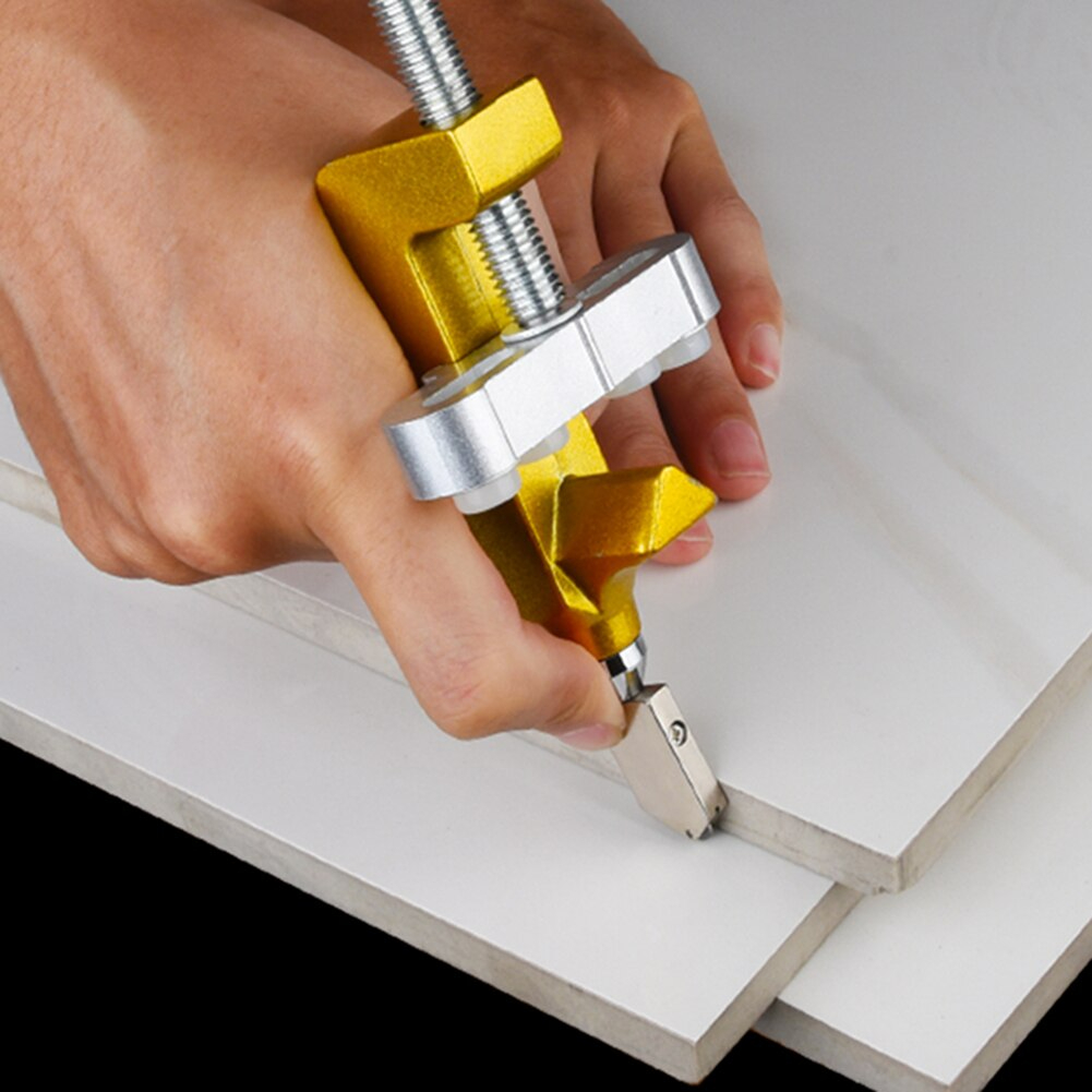 Yikuu Pisau Pemotong Keramik 2 in 1 Glass Ceramic Tile Cutter Handheld