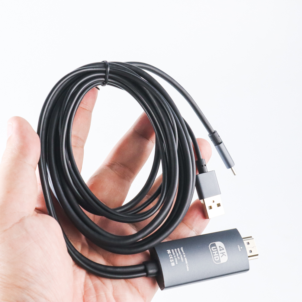 Th kabel type c to hdmi 4k mirroring charging cable 2 meter th01