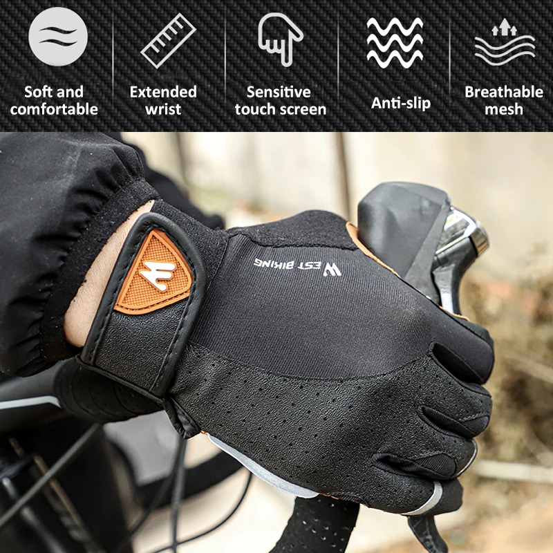 Gambar produk WEST BIKING Sarung Tangan Olahraga Sepeda Cycling Gloves Touch Screen L - A03-4-16
