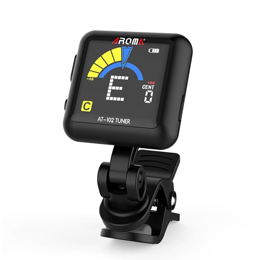 Gambar produk AROMA Tuner Gitar Digital Chromatic Universal Tone Calibration - AT-102