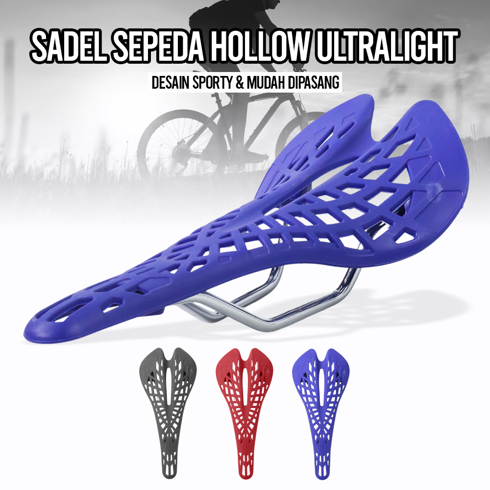 TaffSPORT Jok Sadel Sepeda Bike Saddle Ergonomics Hollow Ultralight - FX11 Gambar produk TaffSPORT Jok Sadel Sepeda Bike Saddle Ergonomics Hollow Ultralight - FX11