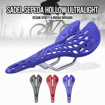 TaffSPORT Jok Sadel Sepeda Bike Saddle Ergonomics Hollow Ultralight - FX11