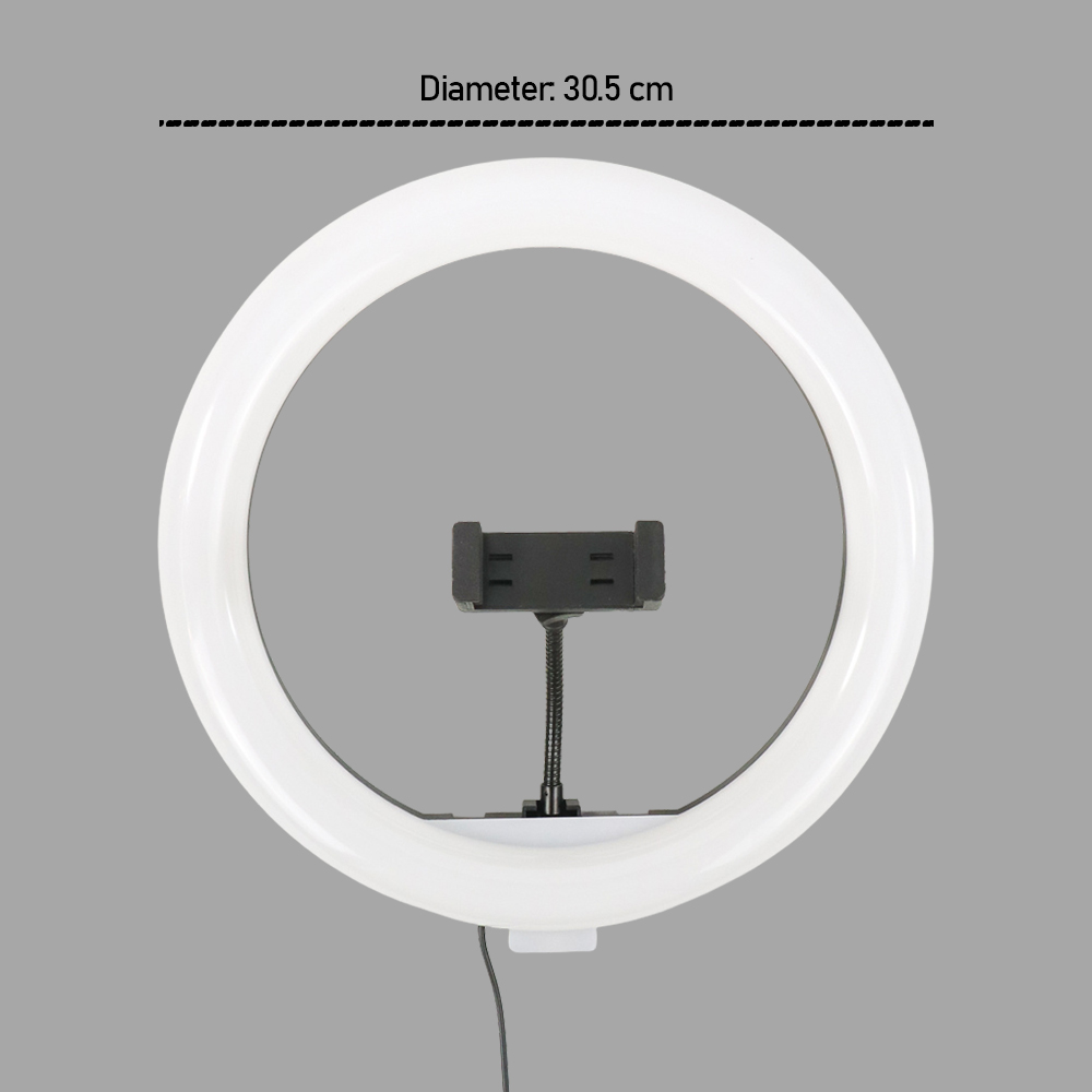 B-Light Lampu Halo Ring Light LED Kamera 10W 120 LED 12 Inch - CXB-300 Gambar produk B-Light Lampu Halo Ring Light LED Kamera 10W 120 LED 12 Inch - CXB-300 - 7