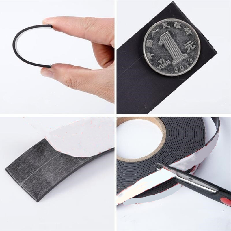 Gambar produk NIKTO Lakban Sticker Magnetic Strong Tape Self Adhesive 10MM x 1M - TMK92