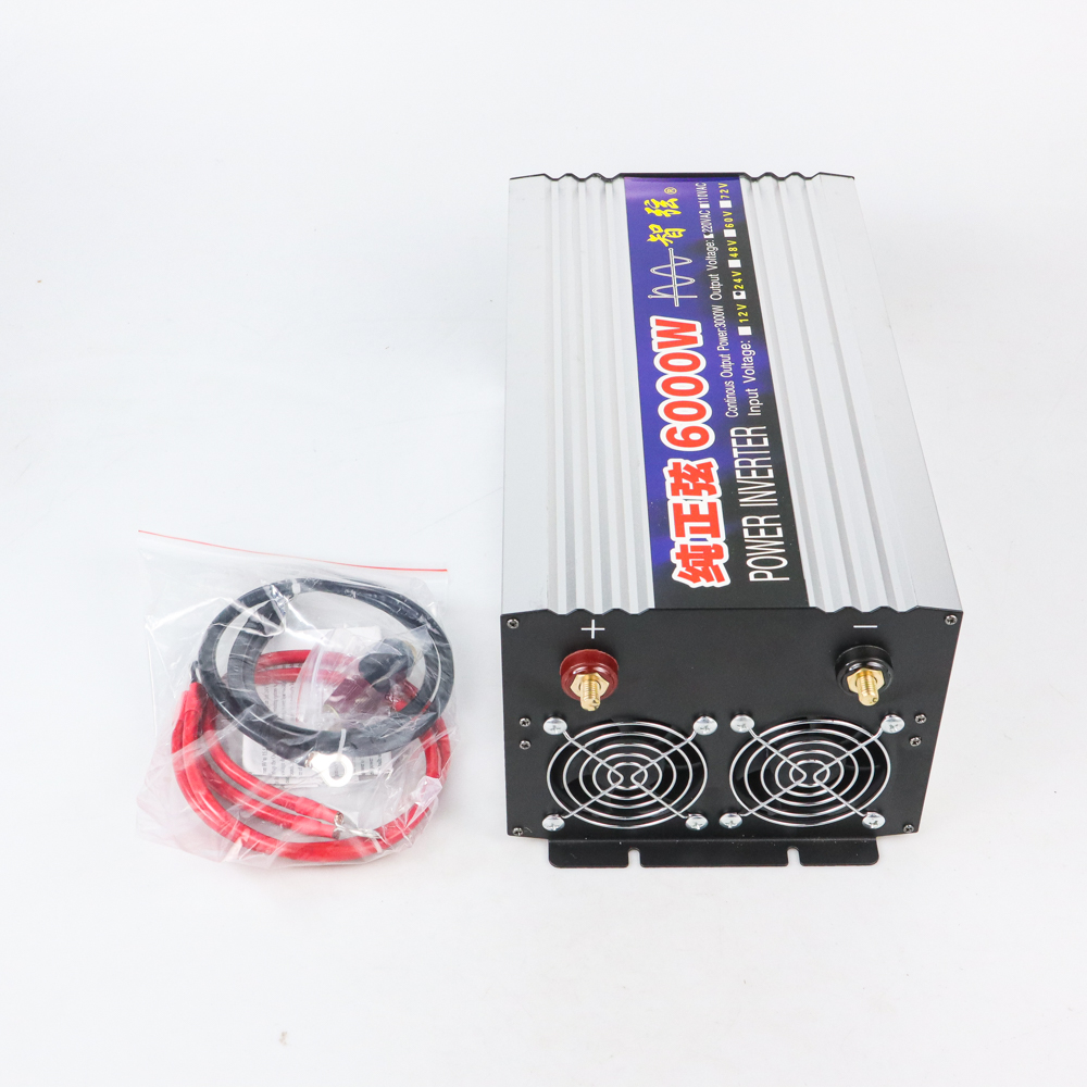 Gambar produk SHUNYIMA Pure Sine Wave Car Power Inverter DC 24V to AC 220V 6000W - ZX-6000W