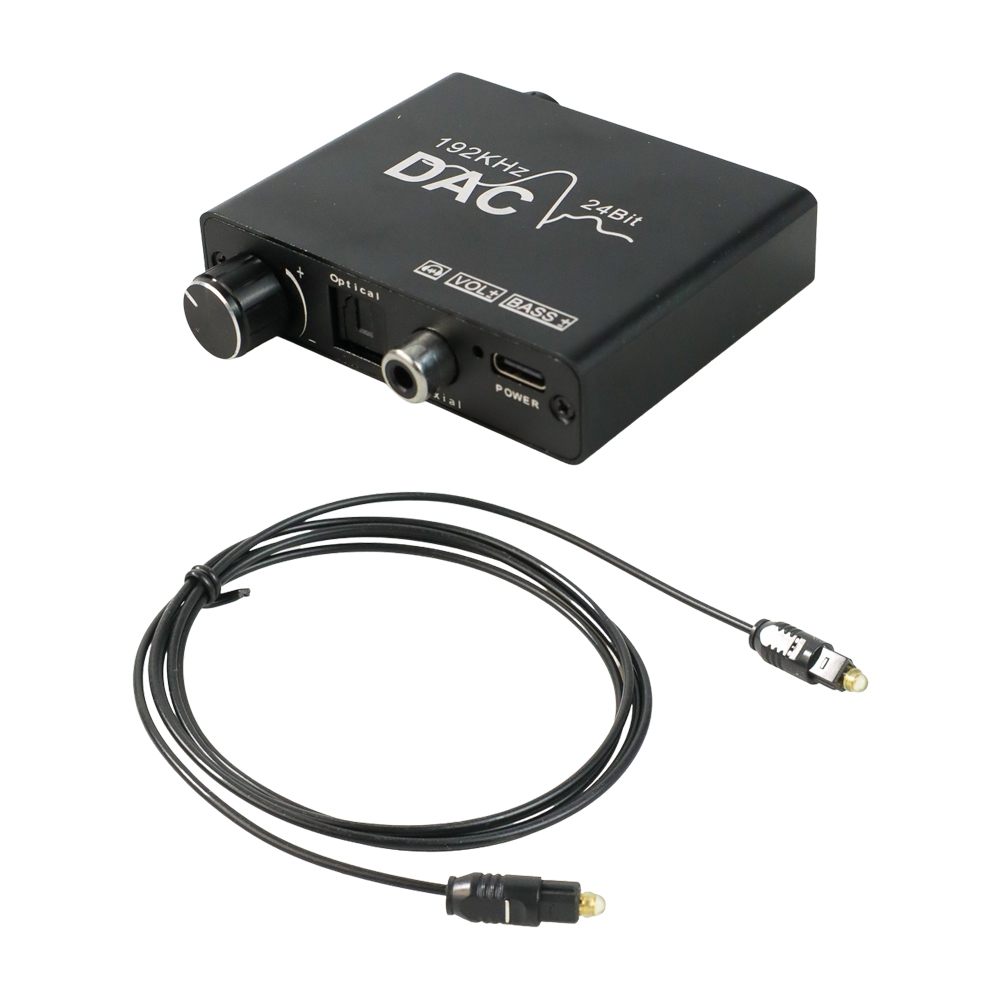 AUKUK Digital Audio Converter DAC Optical Coaxial to Analog RCA AU340