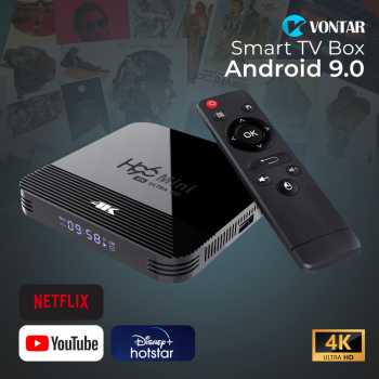 VONTAR Smart TV Box Android 9.0 4K 2GB 16GB - H96 - Black