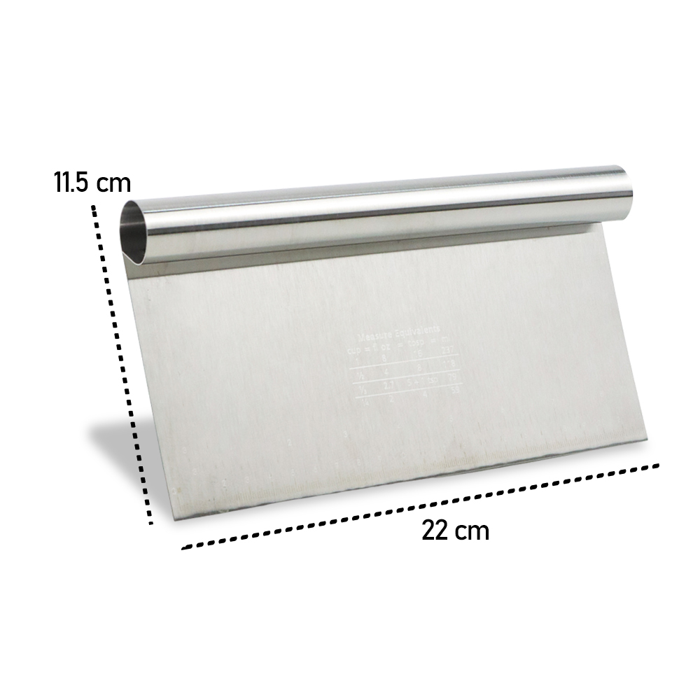 Cakeqyu Spatula Scraper Kape Kue Tart Pizza Cutter 22CM CJ712