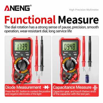 Gambar produk ANENG Digital Multimeter Multitester Voltage Tester with Pen Holder - SZ301