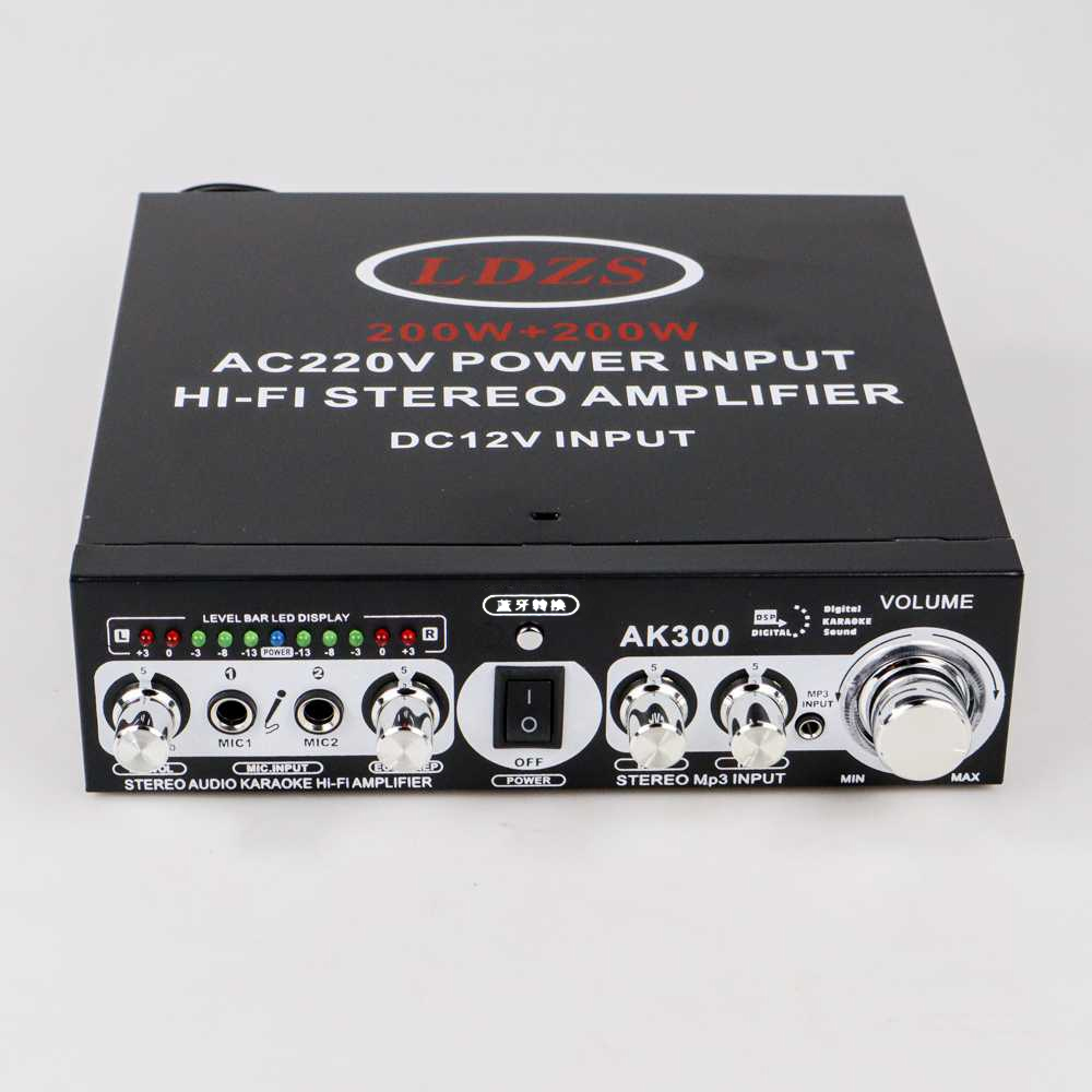 Gambar produk LDZS Audio Bluetooth Amplifier KTV Karaoke 400W - AK300