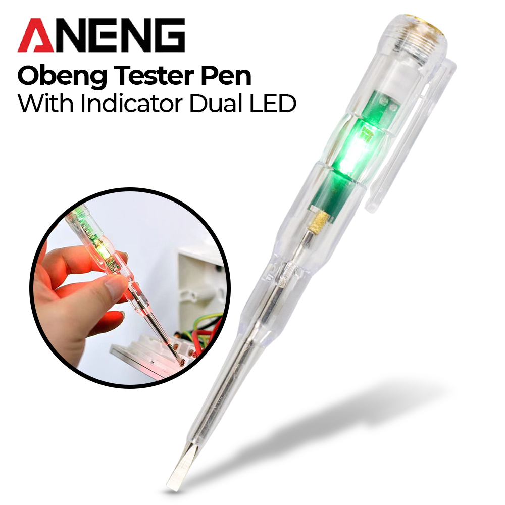 Gambar produk ANENG Obeng Tester Pen with Indicator Dual LED - B11