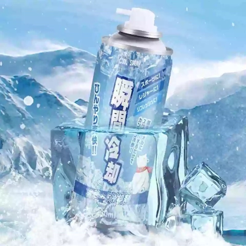 Cray Spray Pendingin Mobil Rapid Cooling Agent 260 ml CY260 Blue