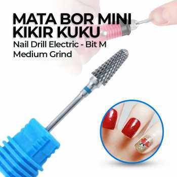 ERUIKA Mata Bor Mini Kikir Kuku Nail Drill Electric Bit M - FAC8 - Blue
