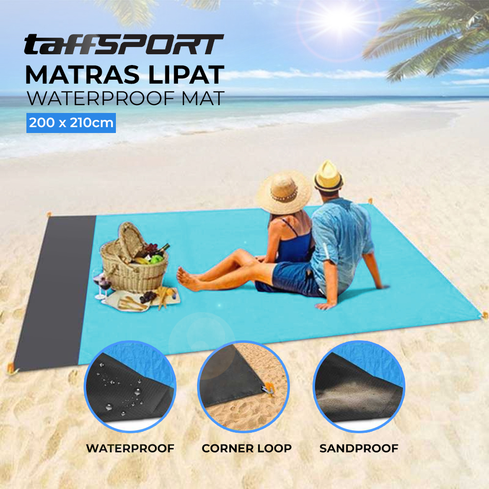 Gambar produk TaffSPORT Matras Lipat Waterproof Mat 200 x 210cm - FS-008