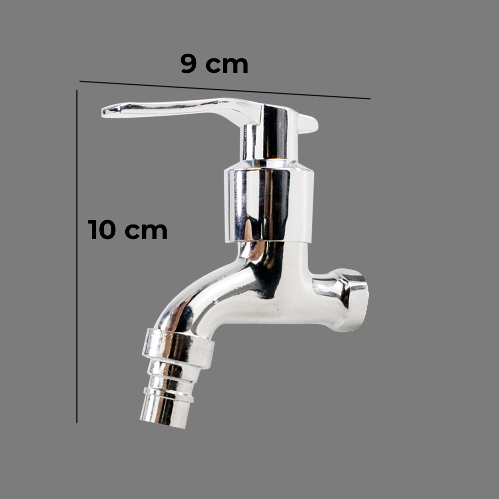 DIKAQI Keran Air Standar Zinc Alloy Water Faucet 888 Silver