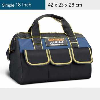 AIRAJ Tas Perkakas Storage Tool Bag Waterproof Wear Resistant 18 Inch - A03403/A03402/A03140 - Blue